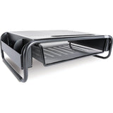 Allsop Metal Art Organizer 5 Monitor/Laptop/Printer Stand with Built-In Sliding Drawer