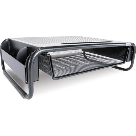 Allsop Metal Art Organizer 5 Monitor/Laptop/Printer Stand with Built-In Sliding Drawer