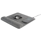 Allsop PowerTrack Plush Wireless Charging Mousepad with Wrist Rest