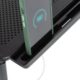 Allsop Metal Art Tri-Level Adjustable-Height Monitor Stand with Drawer