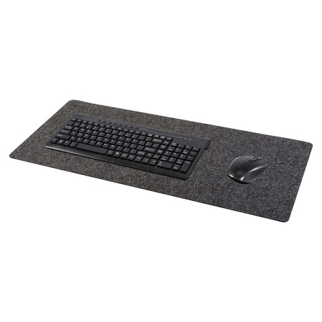 Allsop Techstyle Extra-Wide Mouse Pad, 28-In. x 12-In., Gray