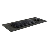 Allsop Techstyle Extra-Wide Mouse Pad, 28-In. x 12-In., Gray