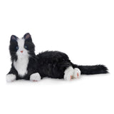 Joy For All Companion Pet Cat, Black and White Tuxedo