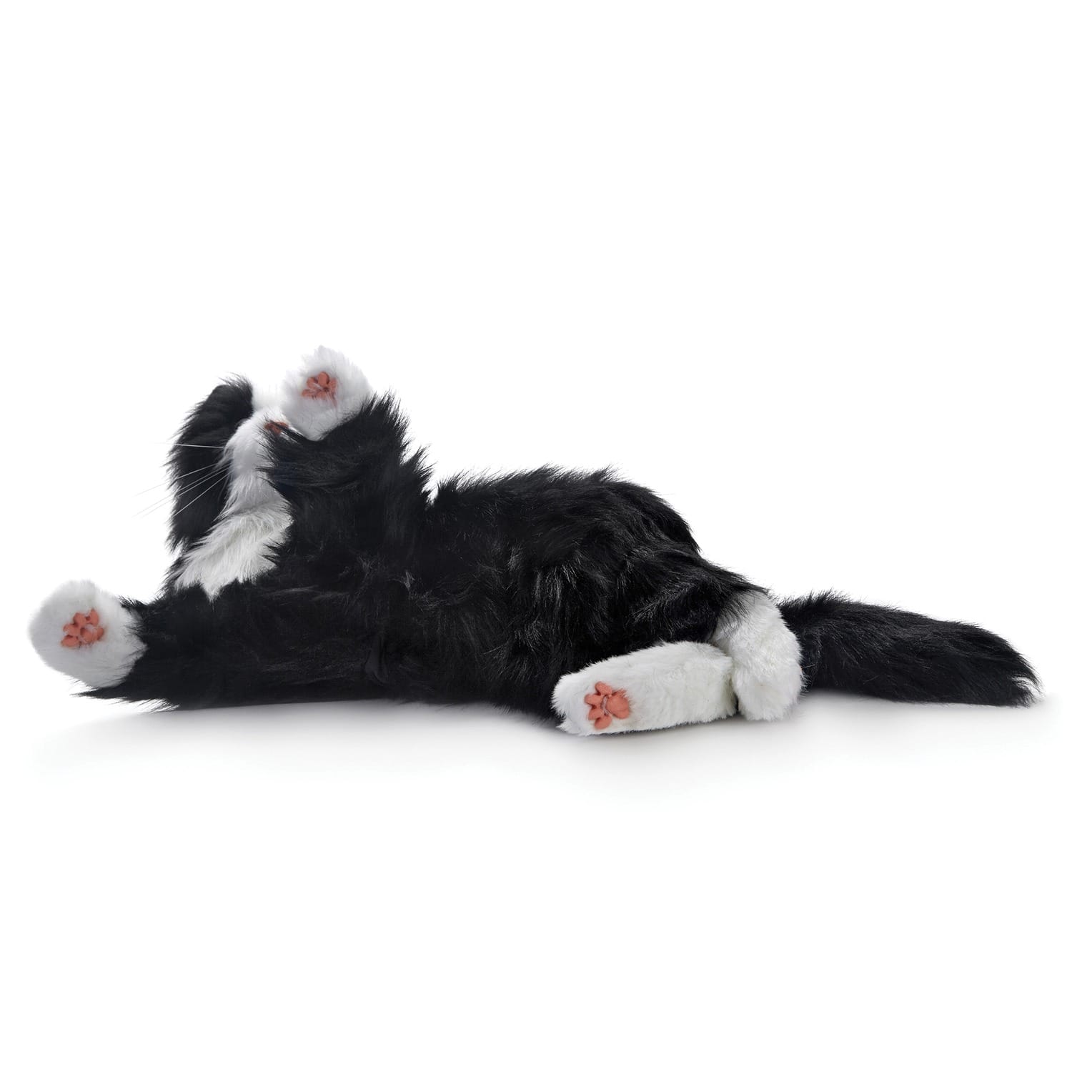 Joy For All Companion Pet Cat, Black and White Tuxedo