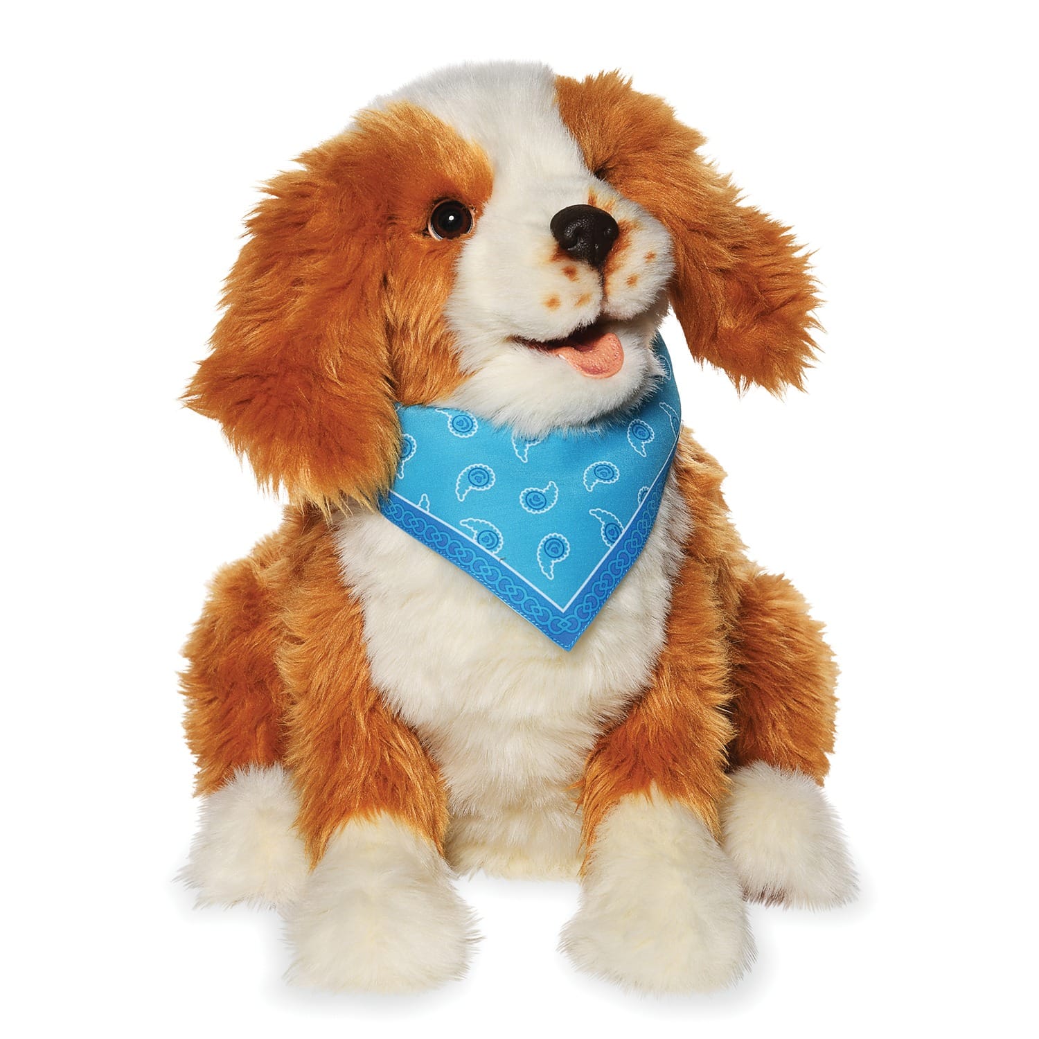 Joy For All Companion Pet Dog, Brown and White Pup