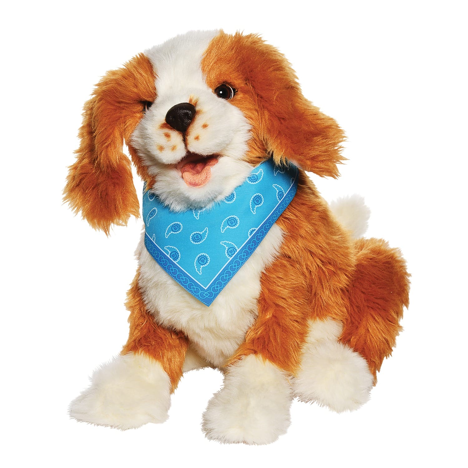 Joy For All Companion Pet Dog, Brown and White Pup