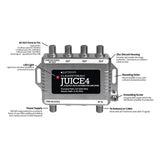 Antennas Direct 4-Output ClearStream JUICE4 Distribution Amplifier