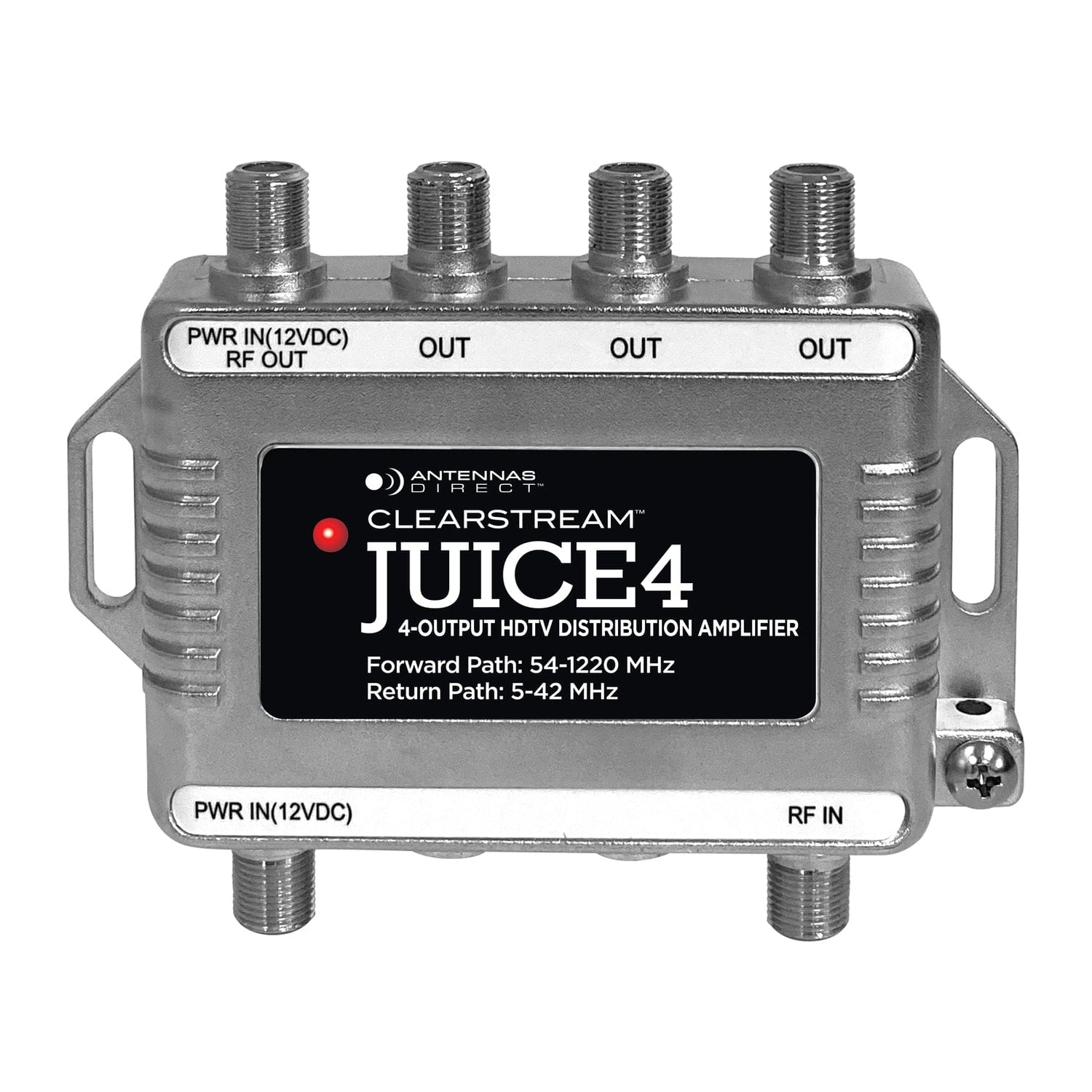 Antennas Direct 4-Output ClearStream JUICE4 Distribution Amplifier