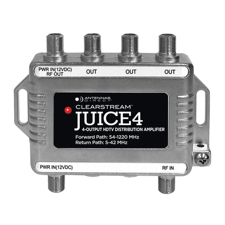Antennas Direct 4-Output ClearStream JUICE4 Distribution Amplifier