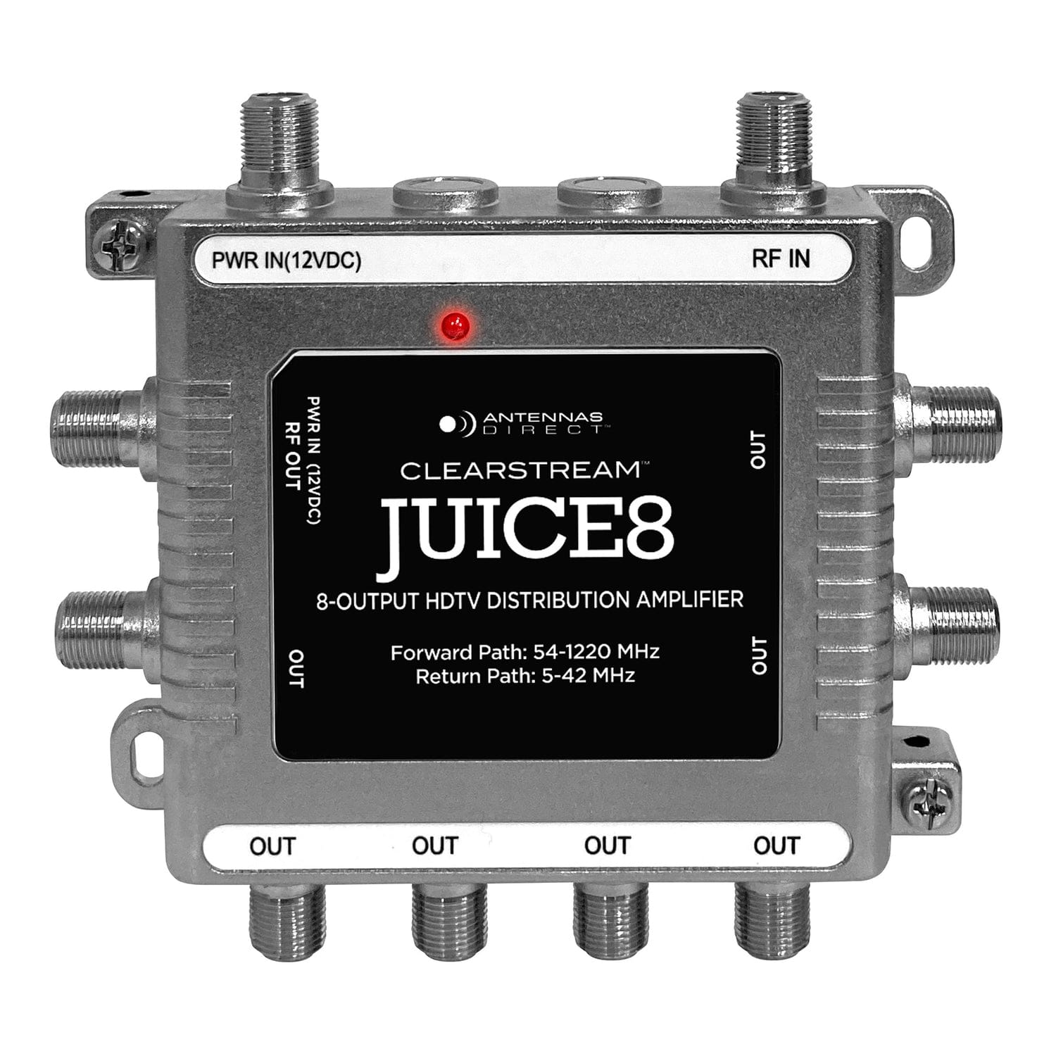 Antennas Direct 8-Output ClearStream JUICE8 Distribution Amplifier