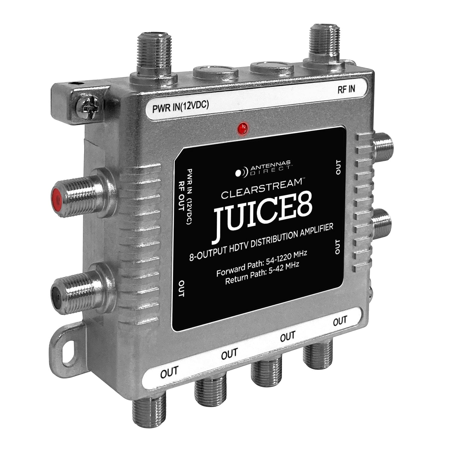 Antennas Direct 8-Output ClearStream JUICE8 Distribution Amplifier