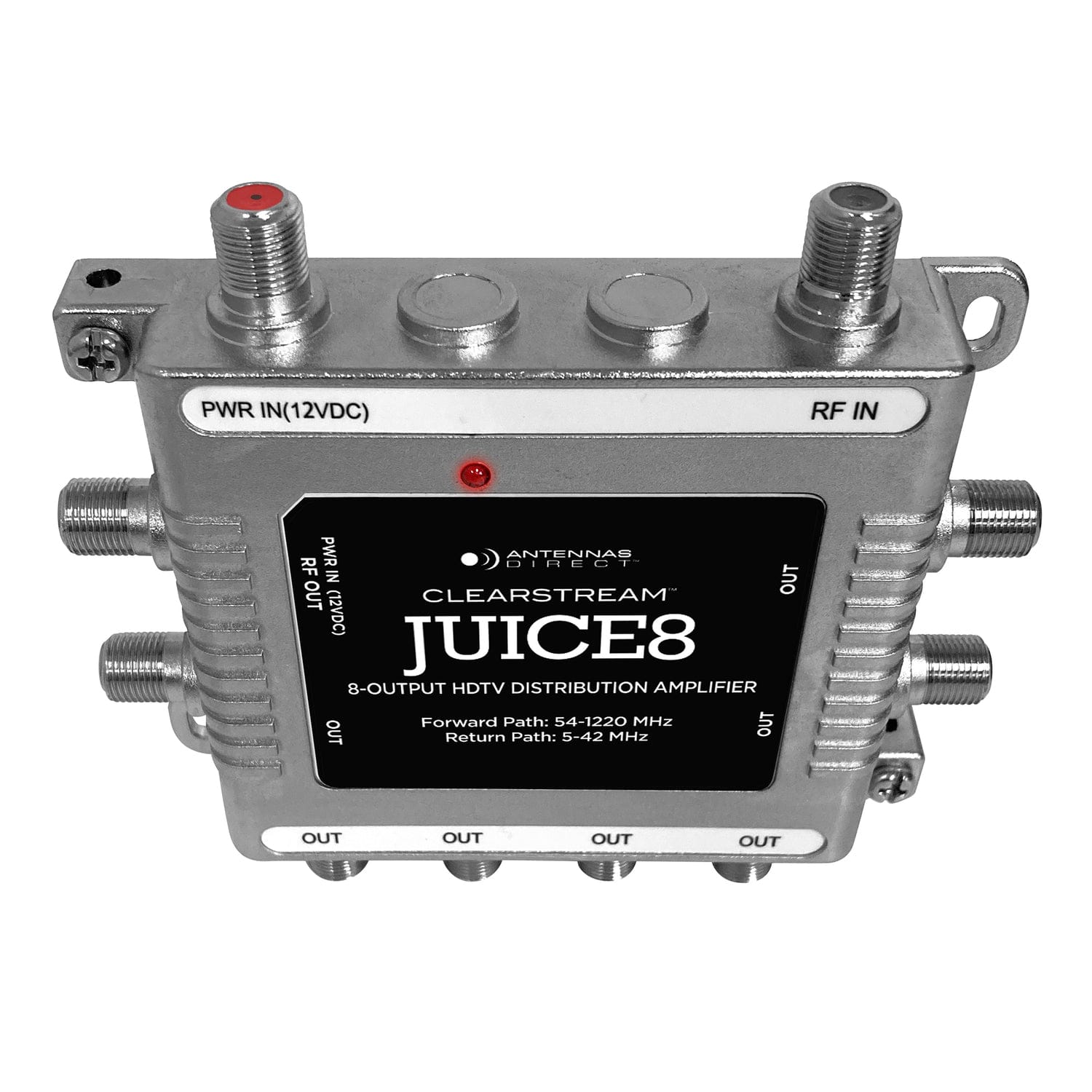 Antennas Direct 8-Output ClearStream JUICE8 Distribution Amplifier