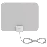 Mohu Leaf Ultra-Thin Indoor TV Antenna, Warm Grey Design, 40-Mile Range, UHF VHF Multi-Directional, 4K 8K UHD NEXTGEN TV - with 12-Ft. Cable
