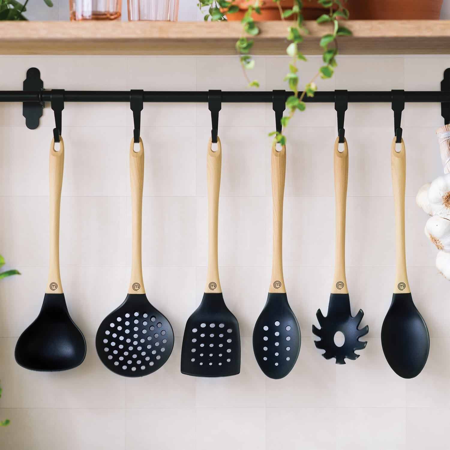 MasterChef 6-Piece Utensil Set with Ergonomic Soft-Touch Handles