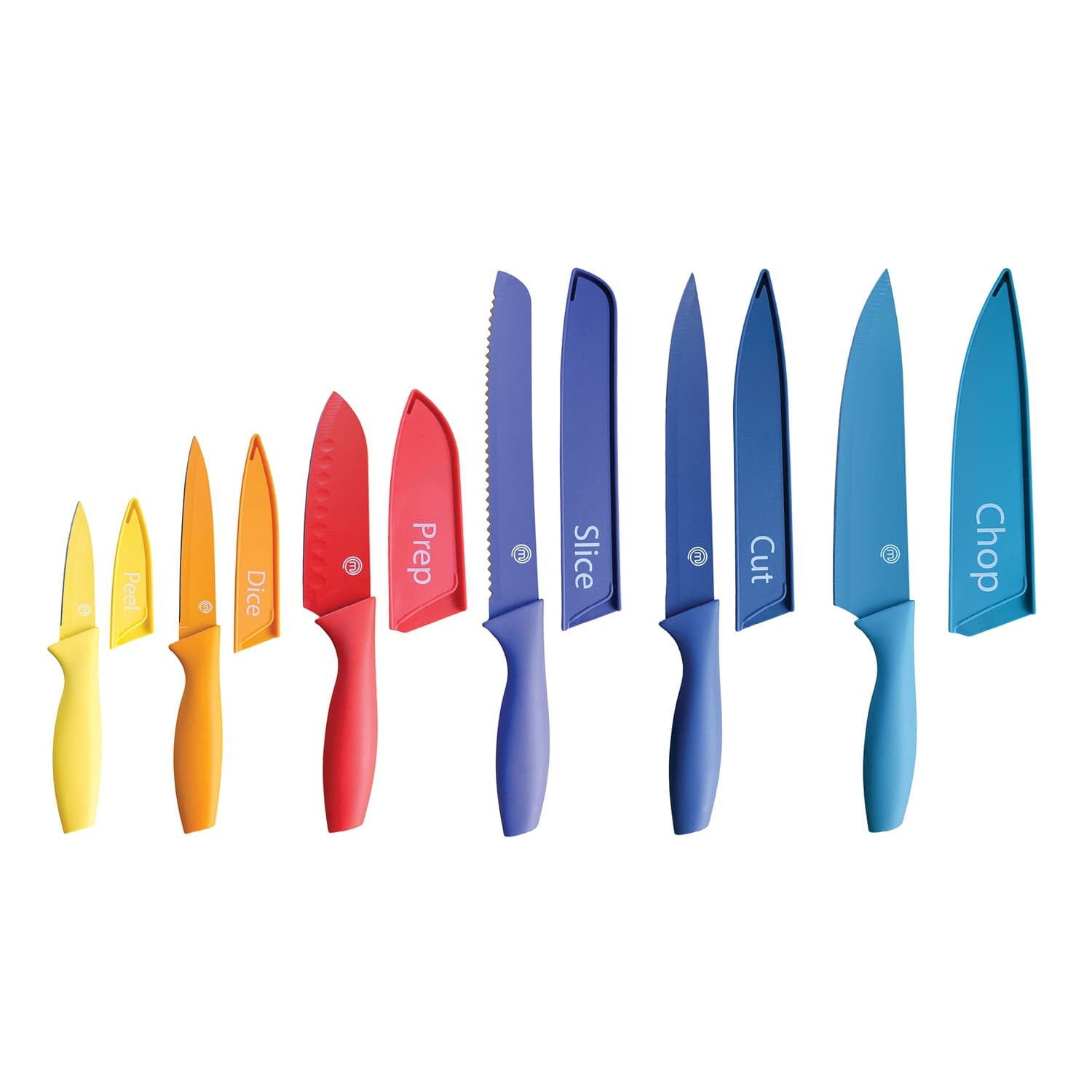 MasterChef 12-Piece Colored Knife Set