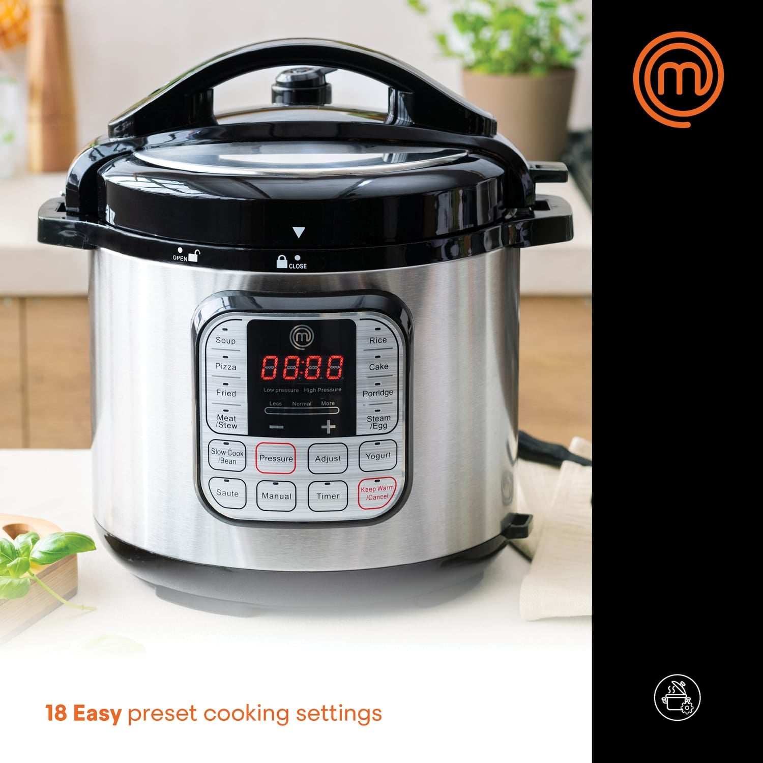 MasterChef 1000-Watt 6.3-Qt. 10-in-1 Multicooker