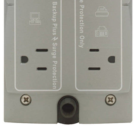 APC 6-AC Outlet and RJ11/Telco 350-VA/210-Watt Back-UPS CS Tower with 1020 Joules Surge Protection, Voltage Correction, and 6-Ft. Cord, BK350