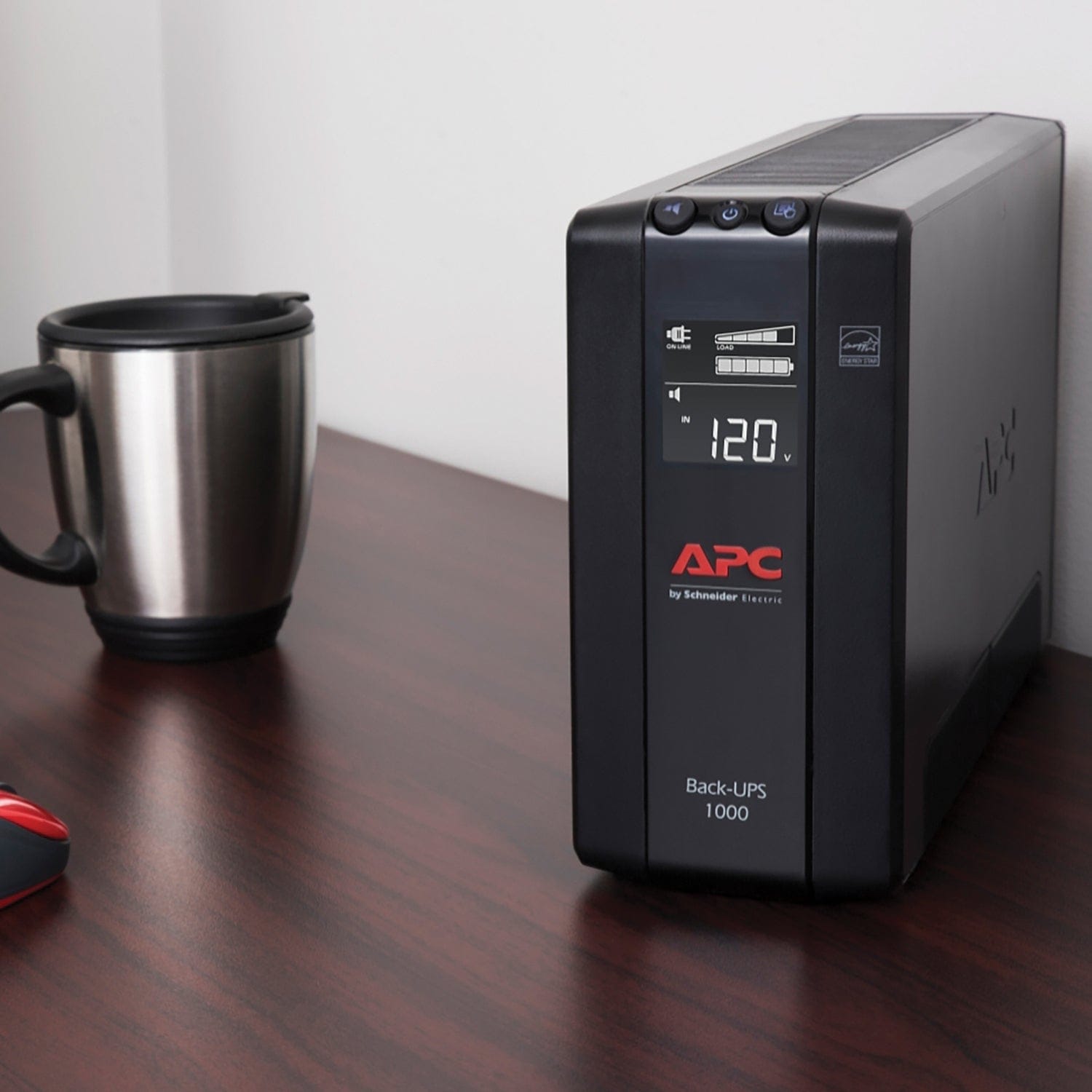 APC Back-UPS Pro 600-Watt 8-Outlet Compact Battery Back-Up and Surge Protector