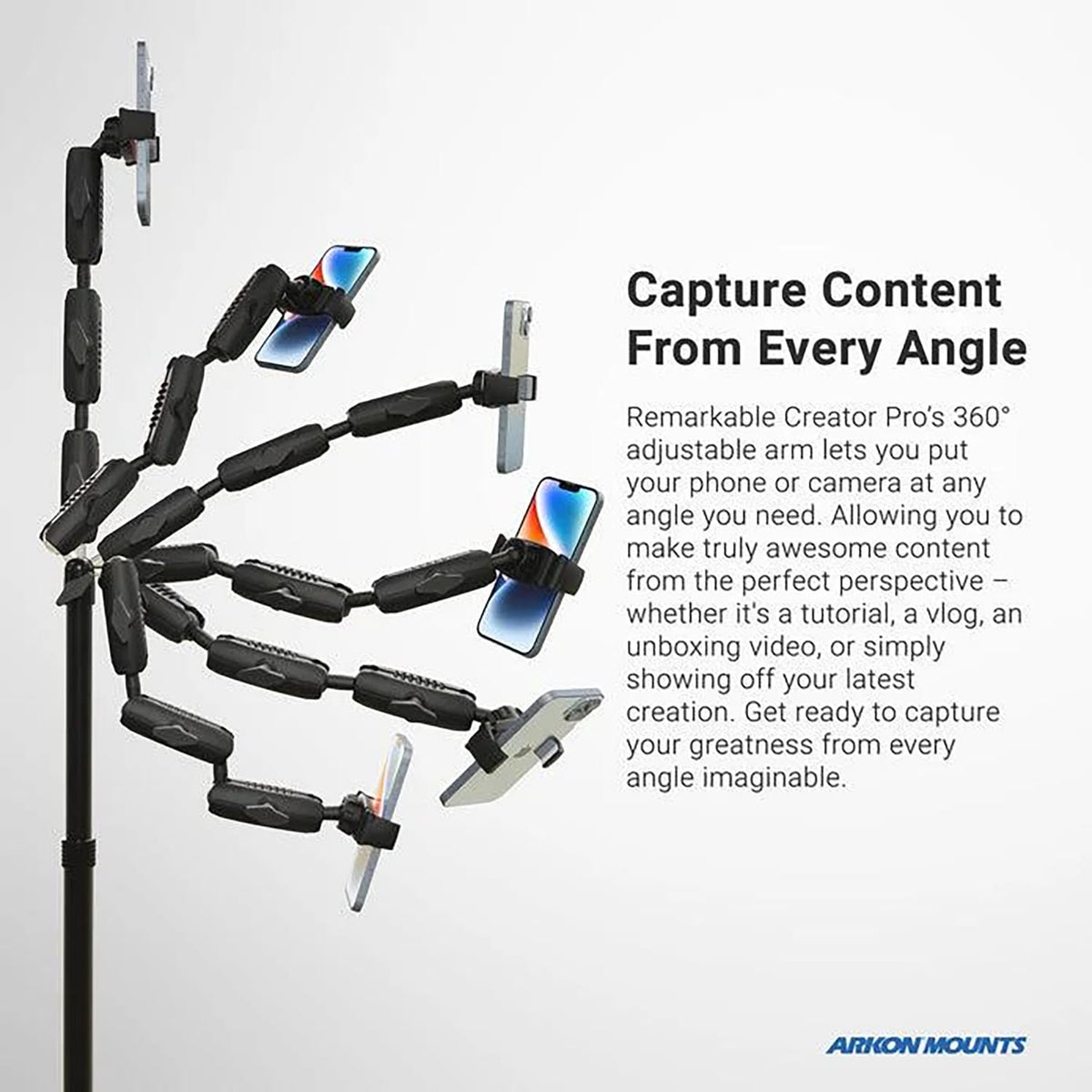 Arkon Mounts Remarkable Creator Pro Mount