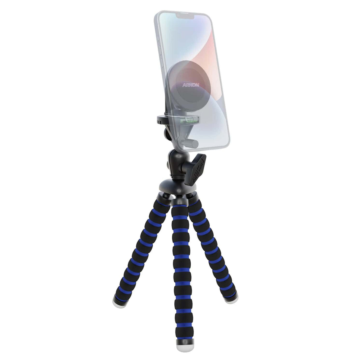 Arkon Mounts Magnetic MagSafe-Compatible Phone Holder with 11-In. Flexible Tripod