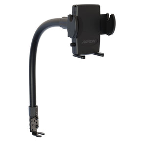 Arkon Mounts eat Rail or Floor Mount with Mega Grip Phone Holder for Cars and Trucks