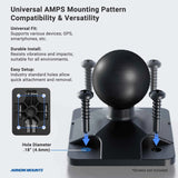 Arkon Mounts Slim-Grip Tablet Holder with Clamp Mount and Security Knob Shaft