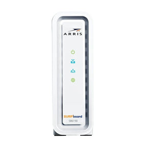 Arris SB6190 SURFboard Cable Modem DOCSIS 3.0 32x8 Gigabit 1 Gbps Port 800 Mbps Max Speed - Certified Refurbished