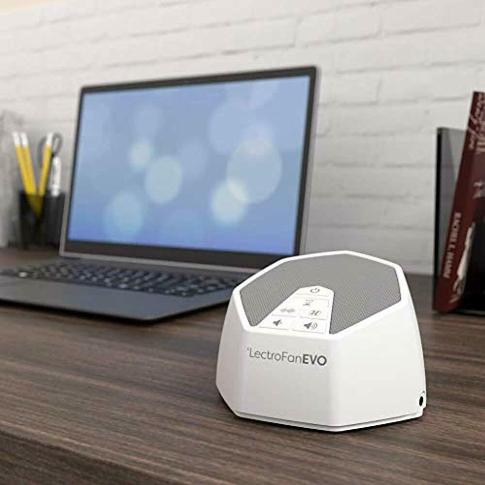 LectroFan Evo Fan and Soothing Noise Machine w/Sleep Timer White & Gray - Certified Refurbished