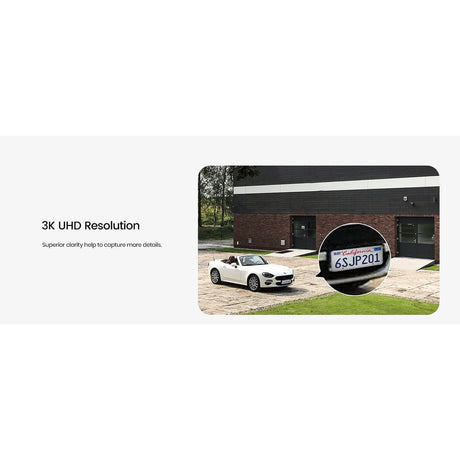AOSU 3K 5.0-MP Wi-Fi Outdoor AI-Smart Security Camera with 400-Lumen Spotlight, 360° PTZ, and Auto Tracking