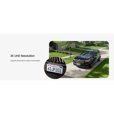 AOSU 3K 5.0-MP Wi-Fi Outdoor AI-Smart Security Camera with 400-Lumen Spotlight, 360° PTZ, and Auto Tracking