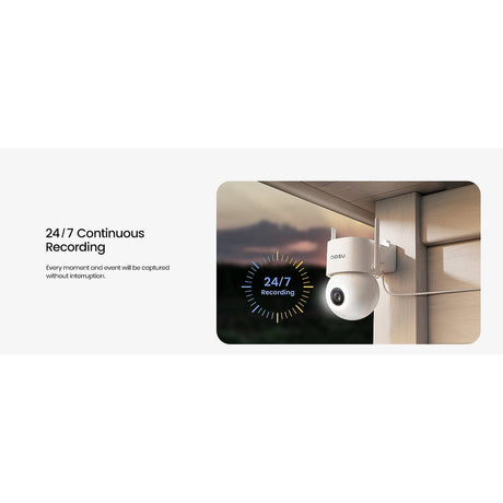 AOSU 3K 5.0-MP Wi-Fi Outdoor AI-Smart Security Camera with 400-Lumen Spotlight, 360° PTZ, and Auto Tracking