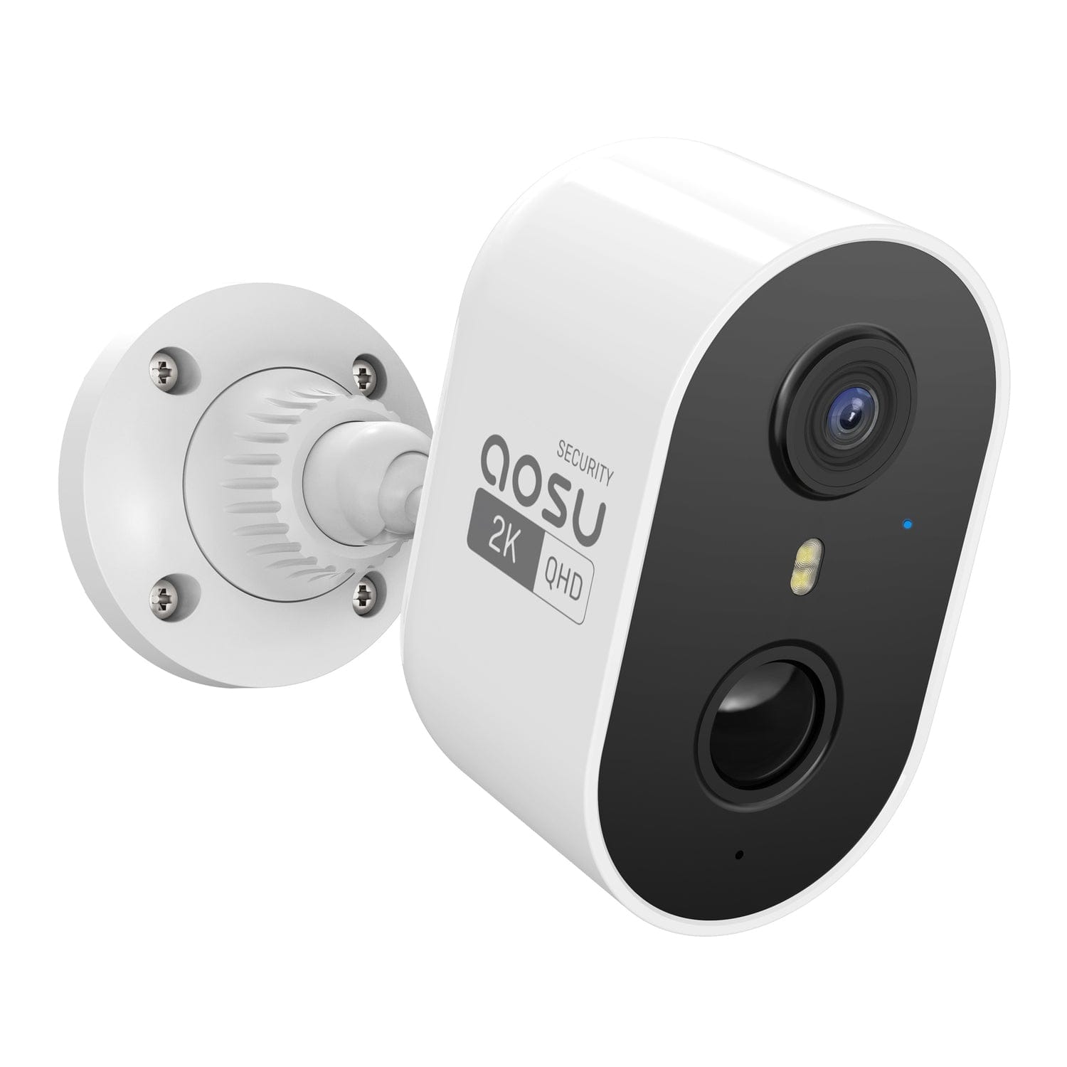 AOSU 2K QHD 3.0-MP Wi-Fi Outdoor AI-Smart Security Camera, Battery Powered, with PIR Motion Detection, 2-Way Audio, and Spotlight, C6L2BA11