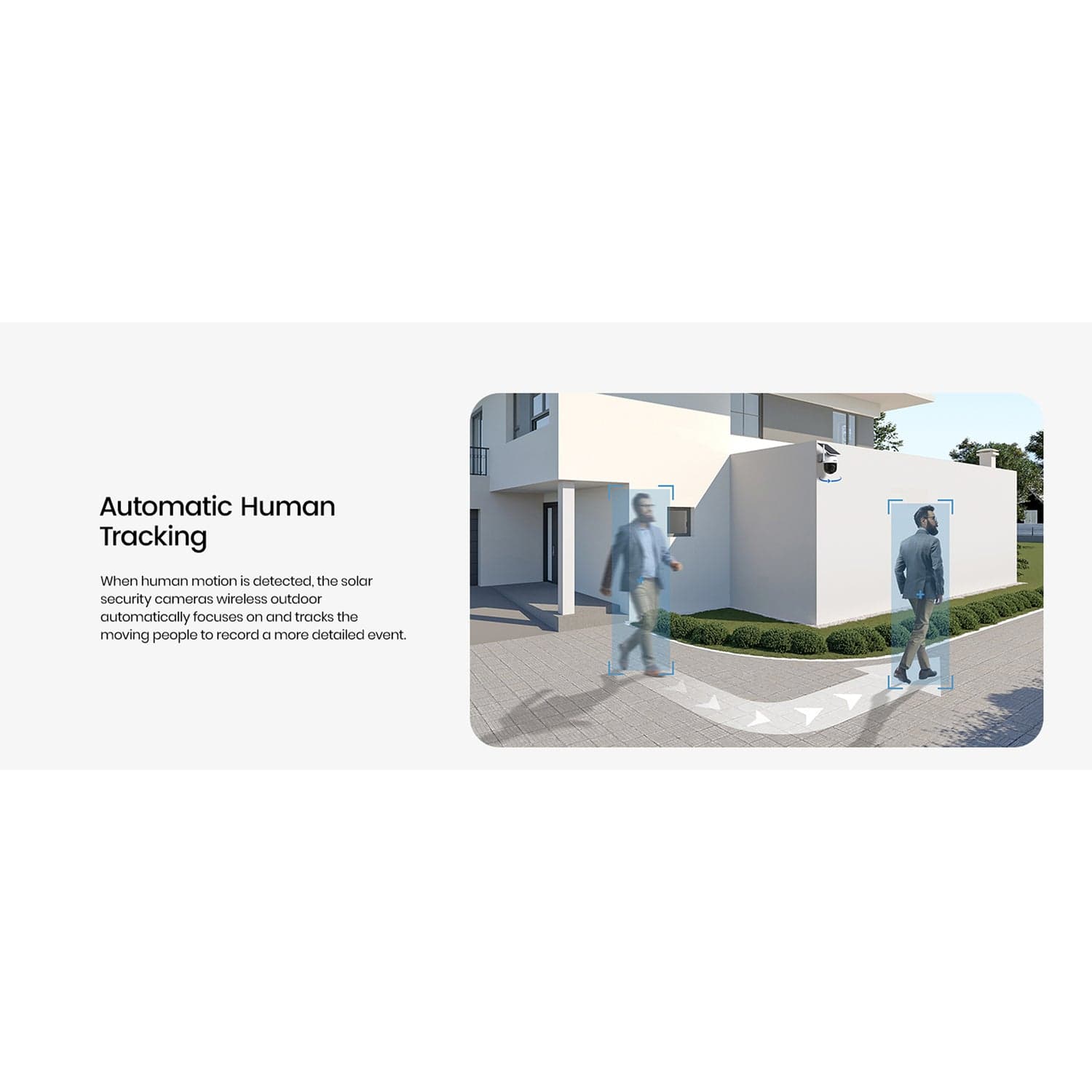 AOSU 2K QHD 3.0-MP Wi-Fi Outdoor AI-Smart Solar Security Camera with Panoramic PTZ and Auto-Tracking, C9C2CA11