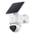 AOSU TrueColor 4K 8.3-MP SolarCam T2 Ultra Camera with Solar Panel, 355° PTZ with Auto Patrol, Triple Detection Radar/PIR/AI Technology, 2-Way Talk