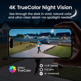 AOSU TrueColor 4K 8.3-MP SolarCam T2 Ultra Camera System with Solar Panels, AOSUCortex Hub, 355° PTZ with Auto Patrol, AI, 2-Way Talk, 4 Cameras