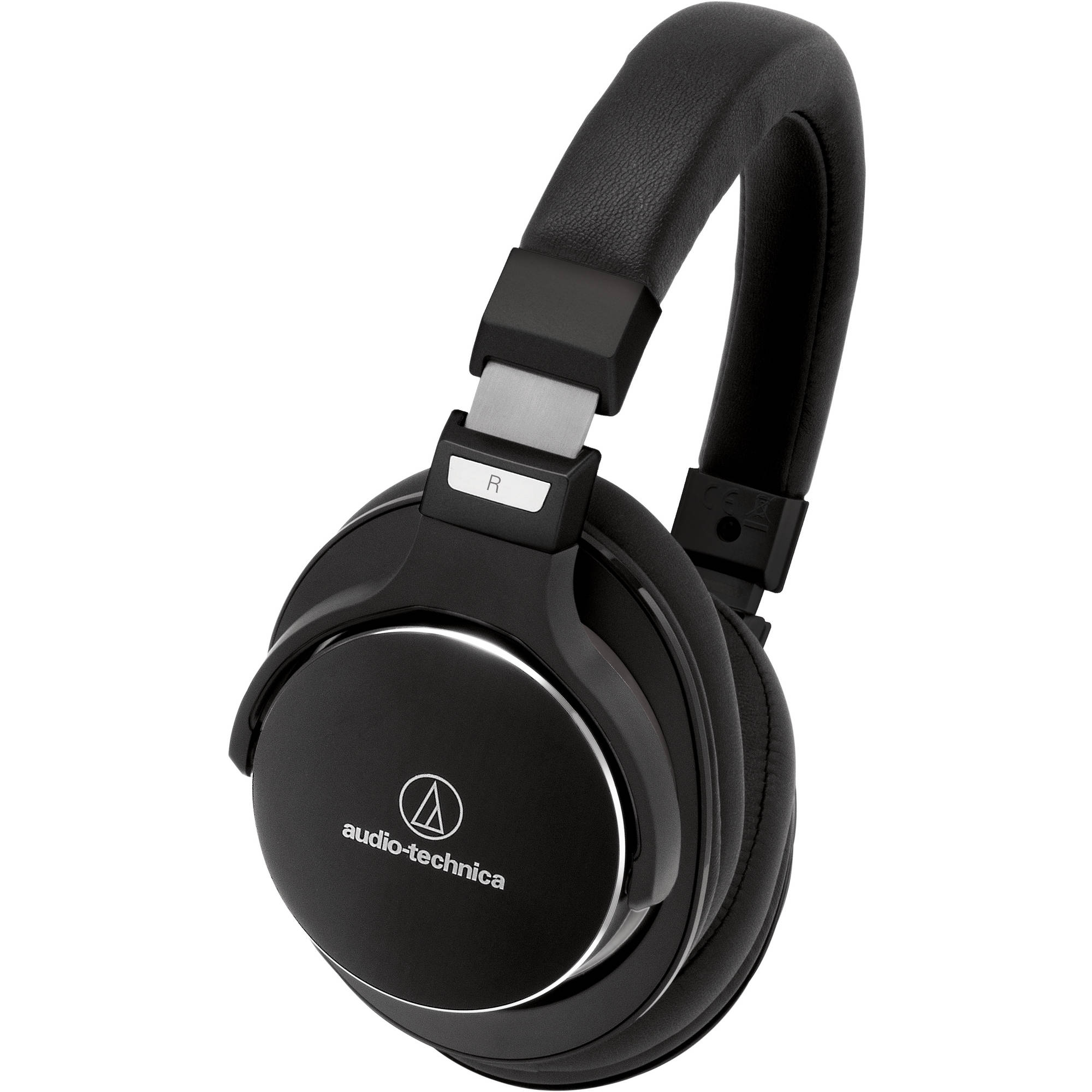 Audio-Technica SonicPro High-Resolution Active Noise Cancellation Headphones Black