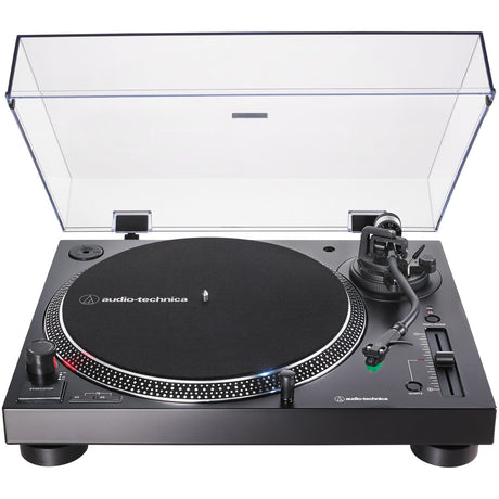 Audio-Technica 3-Speed Direct-Drive Manual Turntable with USB for MP3 encoding, 45 RPM Adapter, Switchable Preamp, RCA Out, and AT-VM95 Stylus