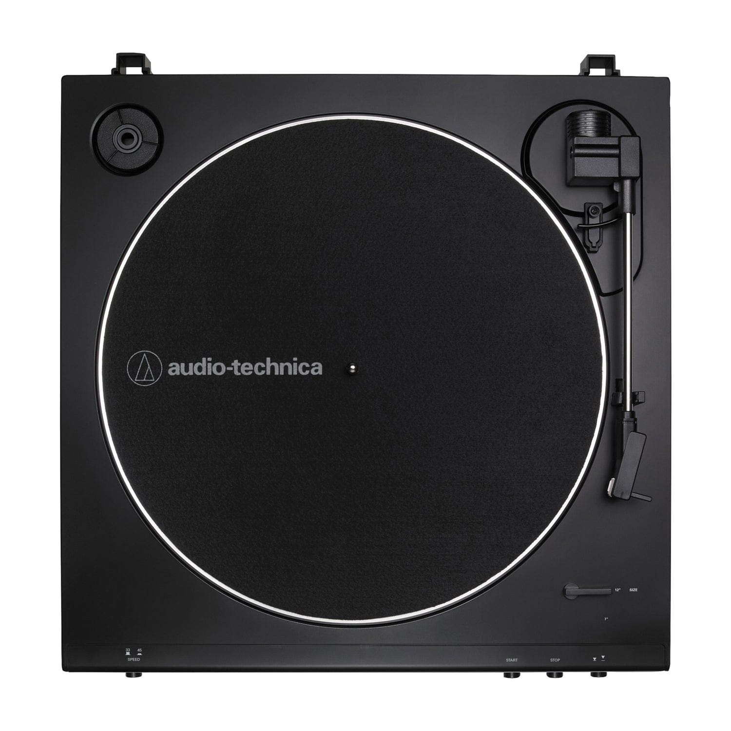 Audio-Technica 2-Speed Belt-Drive Fully Automatic Turntable with 45 RPM Adapter, Switchable Phono Preamp, and RCA Out, AT-LP60X, Black