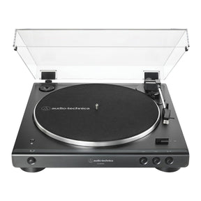 Audio-Technica 2-Speed Belt-Drive Fully Automatic Turntable with Bluetooth, 45 RPM Adapter, Switchable Phono Preamp, and RCA Out, AT-LP60XBT