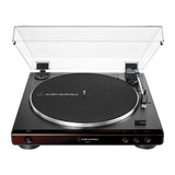 Audio-Technica 2-Speed Belt-Drive Fully Automatic Turntable with 45 RPM Adapter, Switchable Phono Preamp, and RCA Out, AT-LP60X, Black/Brown