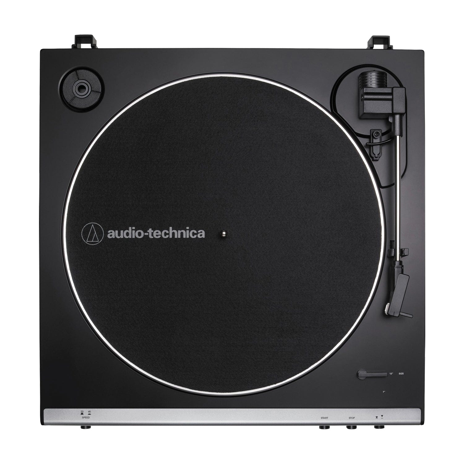 Audio-Technica 2-Speed Belt-Drive Fully Automatic Turntable with 45 RPM Adapter, Switchable Phono Preamp, and RCA Out, AT-LP60X, Gunmetal