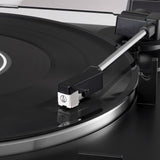 Audio-Technica 2-Speed Belt-Drive Fully Automatic Turntable with 45 RPM Adapter, Switchable Phono Preamp, and RCA Out, AT-LP60X, Gunmetal