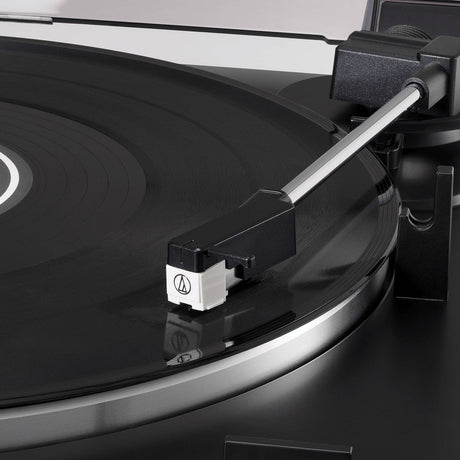 Audio-Technica 2-Speed Belt-Drive Fully Automatic Turntable with 45 RPM Adapter, Switchable Phono Preamp, and RCA Out, AT-LP60X, Gunmetal