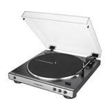 Audio-Technica 2-Speed Belt-Drive Fully Automatic Turntable with 45 RPM Adapter, Switchable Phono Preamp, and RCA Out, AT-LP60X, Gunmetal