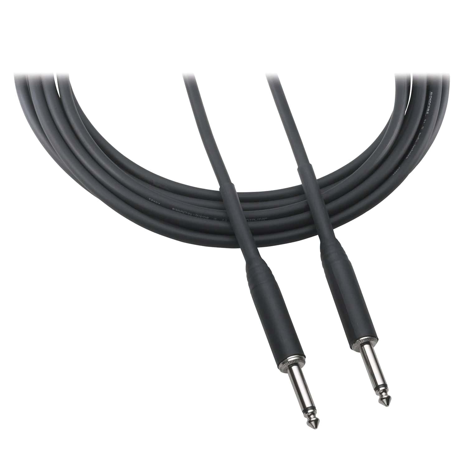 Audio-Technica Premium Series 1/4-In. to 1/4-In. Instrument Cable, 15 Ft.
