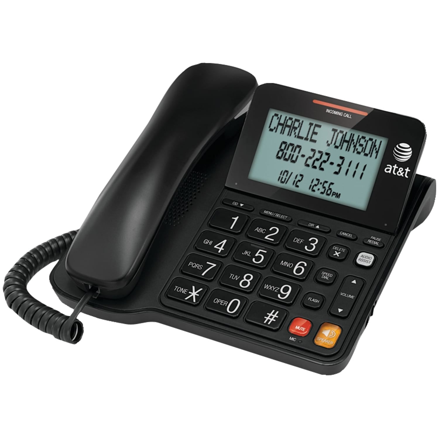 AT&T Corded Speakerphone with Large Display