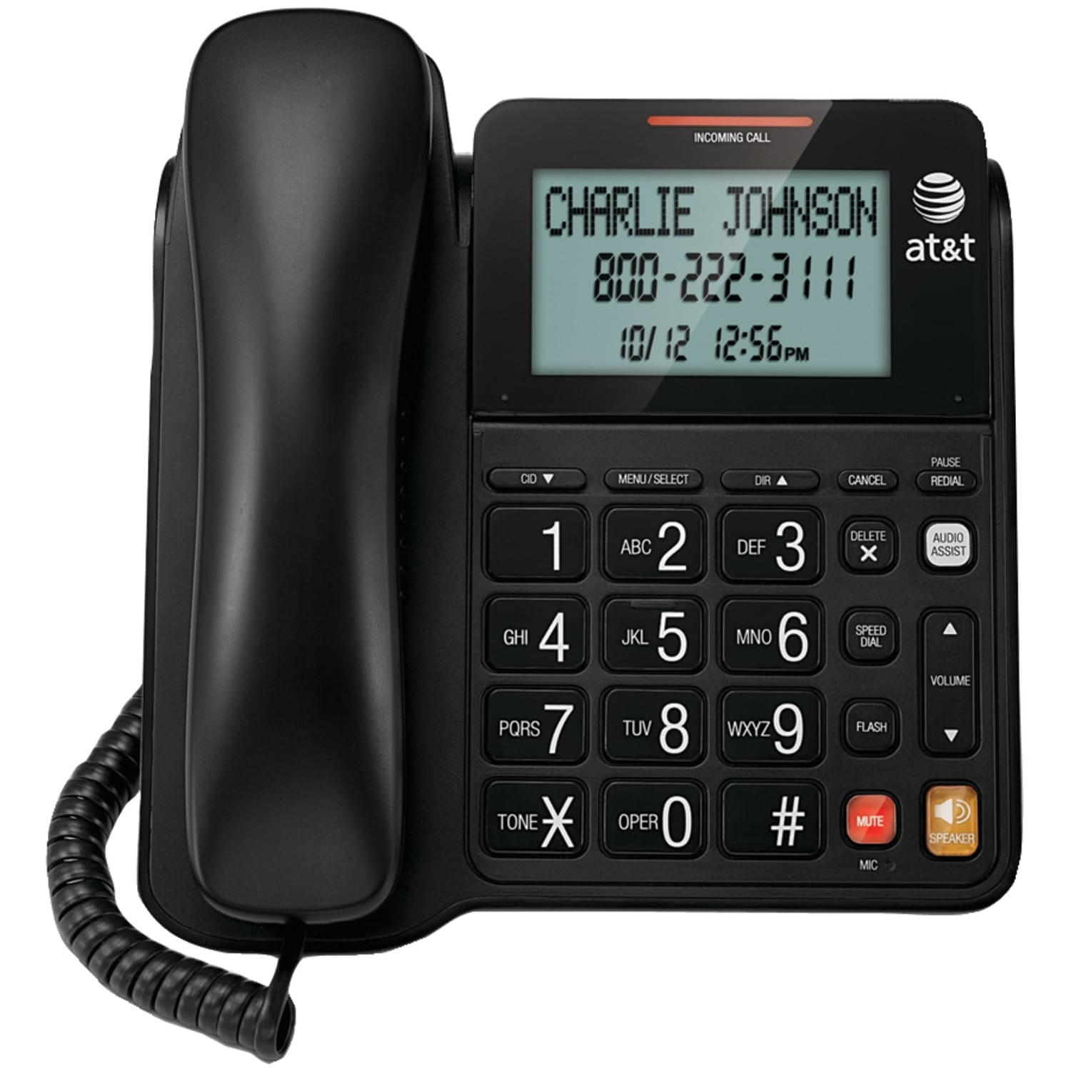 AT&T Corded Speakerphone with Large Display