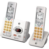 AT&T DECT 6.0 Expandable Cordless Phone System for Landline, Digital Answering System, Caller ID/Call Waiting, and Large Buttons, 2 Handset