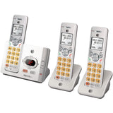 AT&T DECT 6.0 Expandable Cordless Phone System for Landline, Digital Answering System, Caller ID/Call Waiting, and Large Buttons, 3 Handset