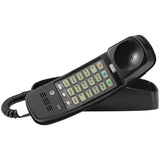 AT&T Corded Trimline Phone with Lighted Keypad, Black